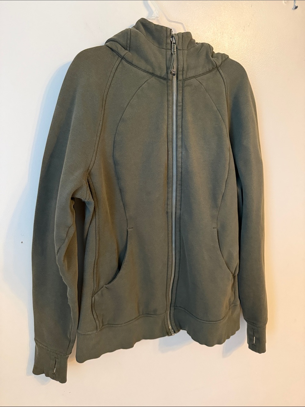 lululemon athletica Olive Green Full-Zip Hoodie - Picture 2 of 10